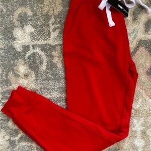 NWT - Relaxed Vibe Joggers - Red